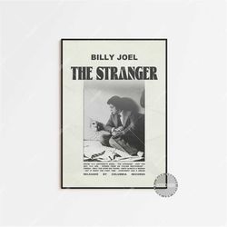 billy joel posters / the stranger poster / album cover poster, poster print wall art, custom poster, billy joel, 52nd st
