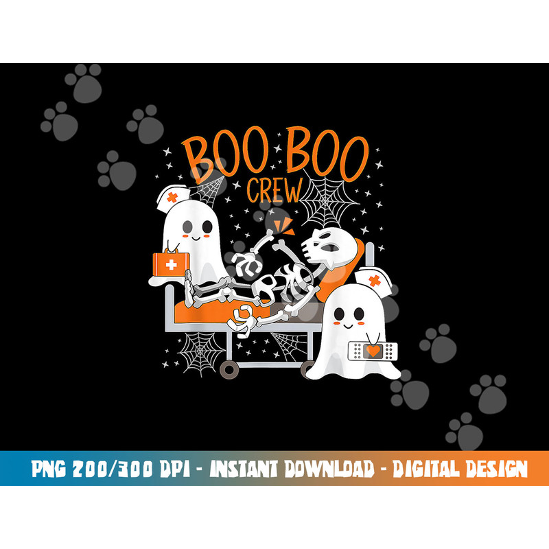 Cool Boo Boo Crew Ghost Doctor Paramedic Nurse Halloween png,sublimation copy.jpg