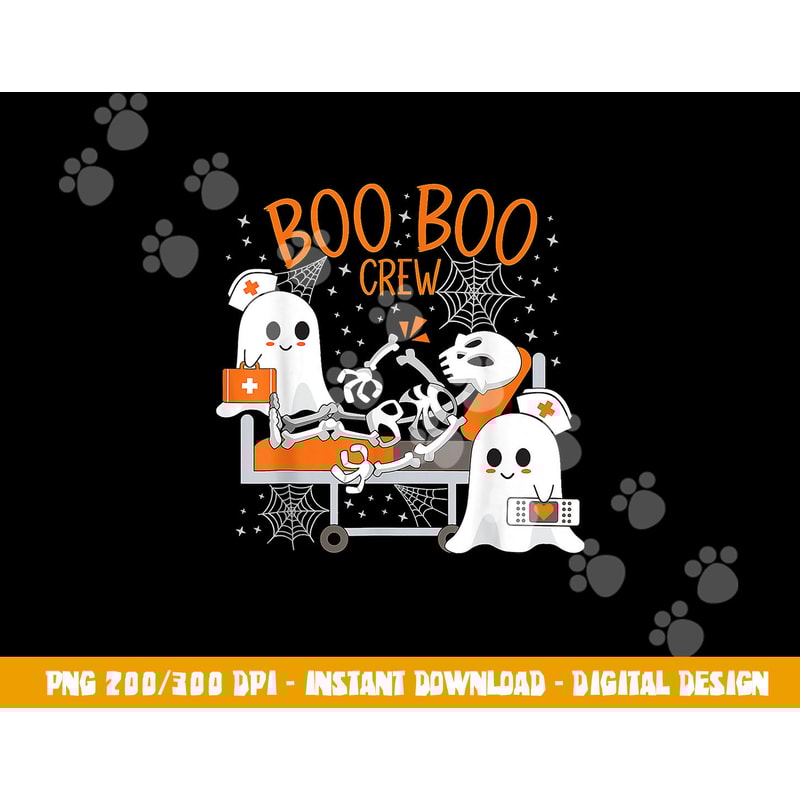 Cool Boo Boo Crew Ghost Doctor Paramedic Nurse Halloween png,sublimation copy.jpg