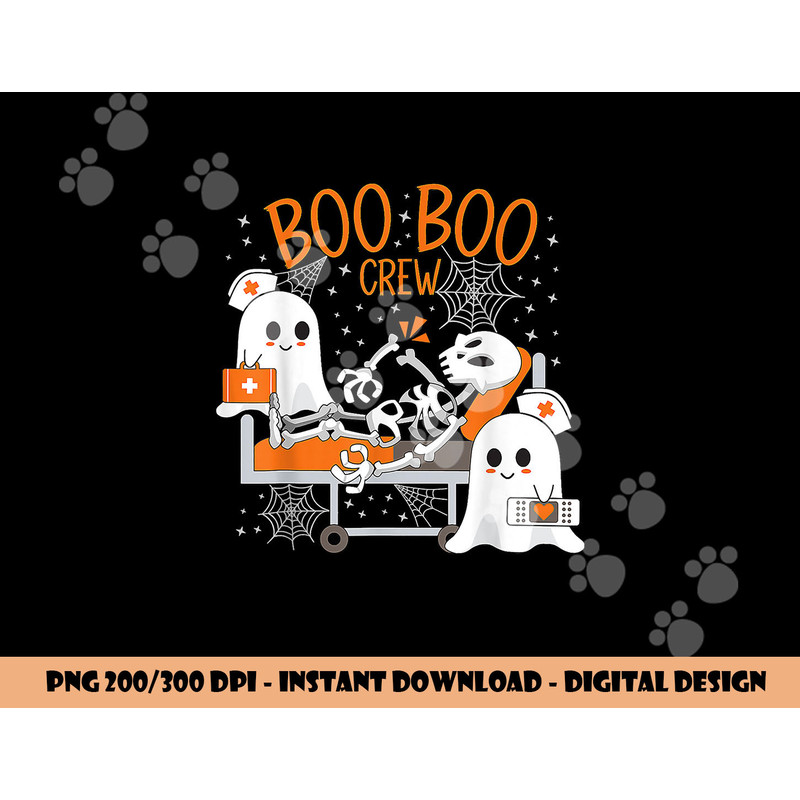 Cool Boo Boo Crew Ghost Doctor Paramedic Nurse Halloween png,sublimation copy.jpg