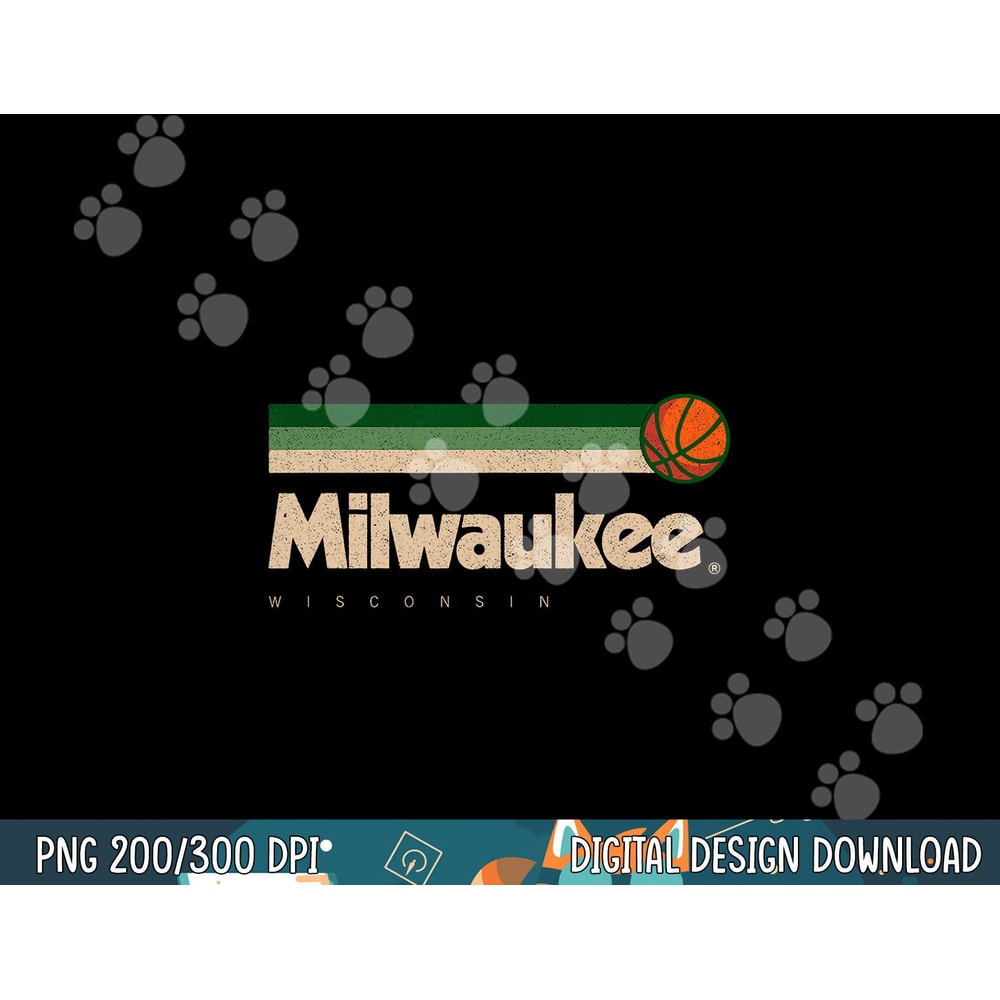 Green Milwaukee Basketball B-Ball Wisconsin Retro Milwaukee png, sublimation copy.jpg