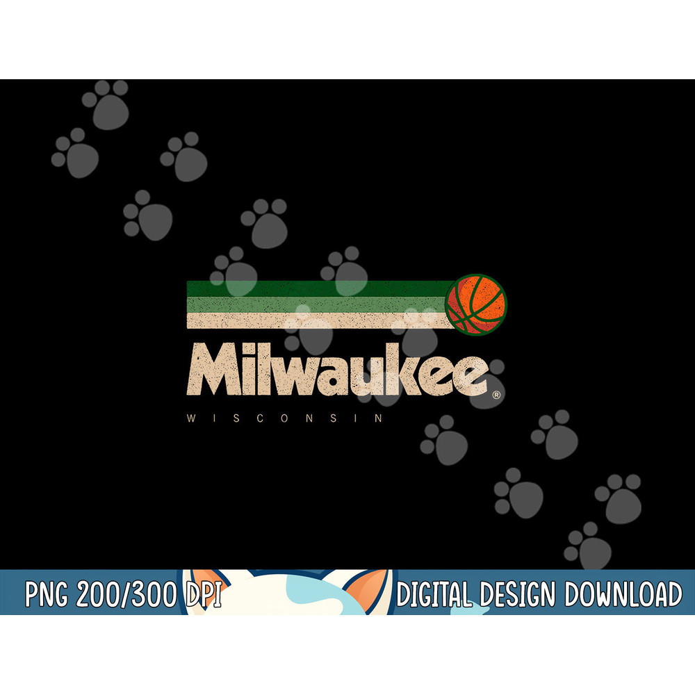 Green Milwaukee Basketball B-Ball Wisconsin Retro Milwaukee png, sublimation copy.jpg