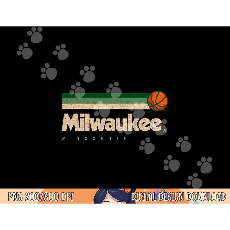 Green Milwaukee Basketball B-Ball Wisconsin Retro Milwaukee png, sublimation copy.jpg