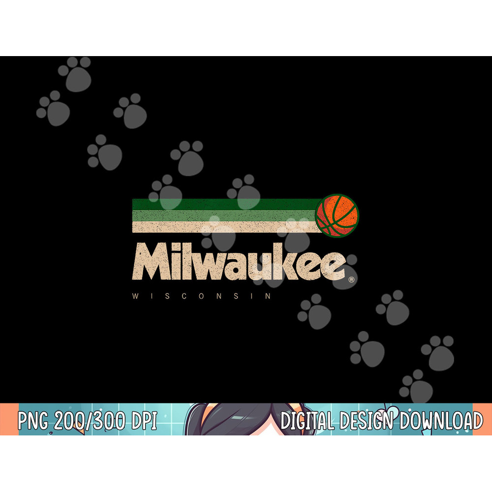 Green Milwaukee Basketball B-Ball Wisconsin Retro Milwaukee  png, sublimation copy.jpg