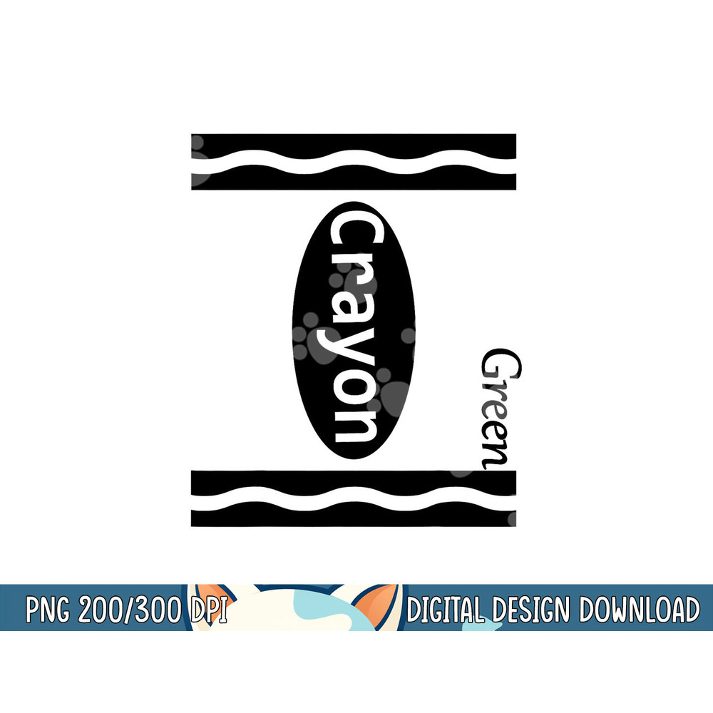 Green-Crayon Halloween-Costumes 2020 Kids Boys Girls Women png, sublimation copy.jpg