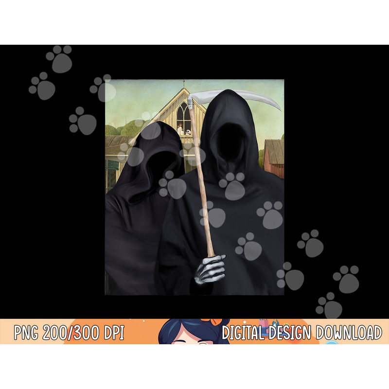 Grim Reaper, American Gothic, Spooky Halloween, Grim Reaper png, sublimation copy.jpg