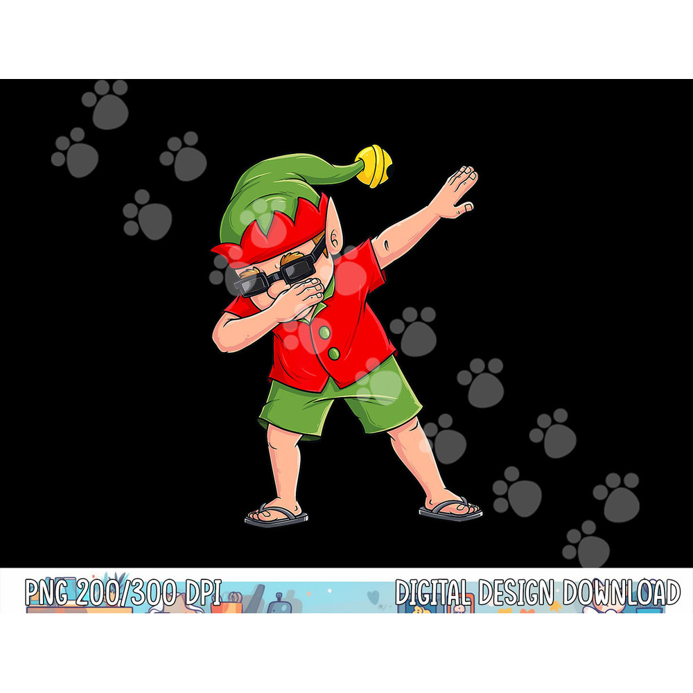 Dabbing Elf Christmas In July Summer Xmas Dab Men Boys Kids png, sublimation copy.jpg