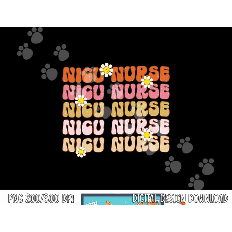 Groovy NICU Nurse Neonatal Intensive Care Unit Cute png, sublimation copy.jpg