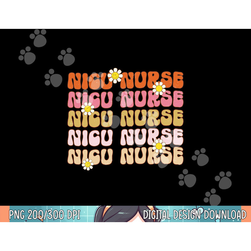 Groovy NICU Nurse Neonatal Intensive Care Unit Cute png, sublimation copy.jpg