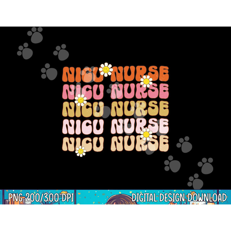 Groovy NICU Nurse Neonatal Intensive Care Unit Cute png, sublimation copy.jpg