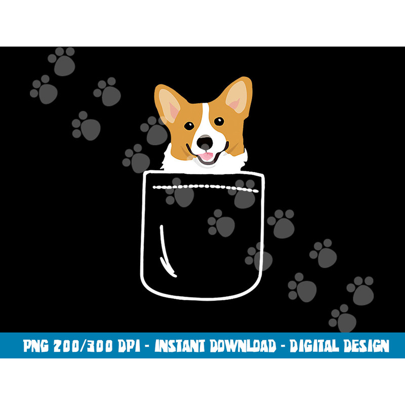 Corgi In Pocket Funny Corgi Crazy Dog Lover Gift  png, sublimation copy.jpg