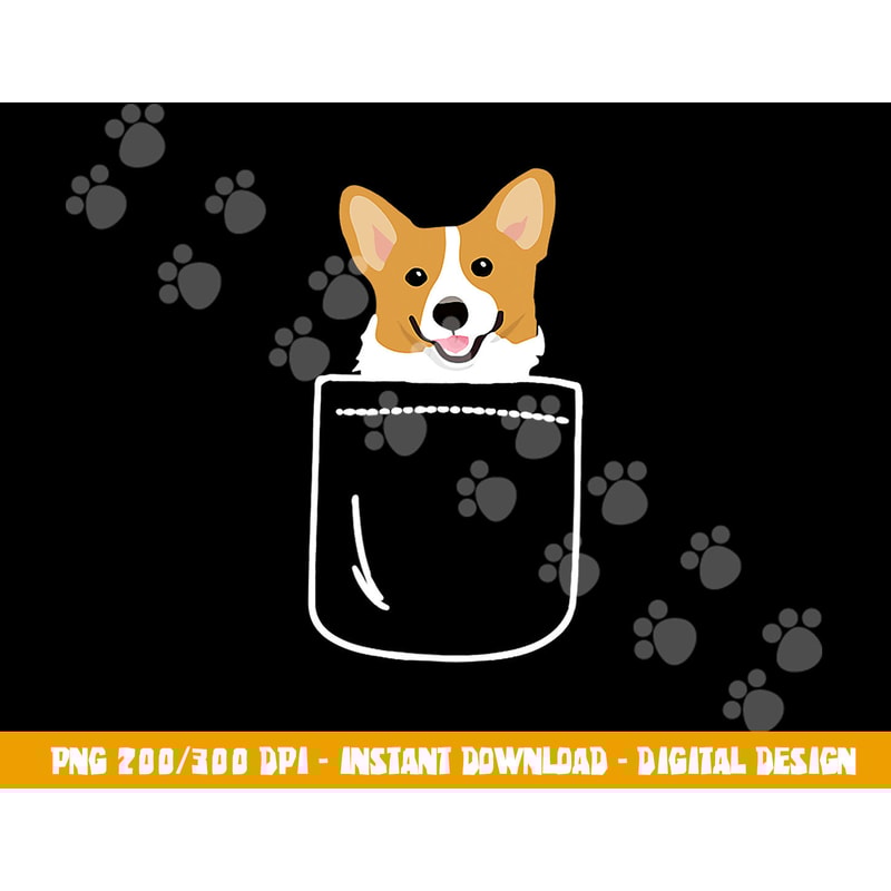Corgi In Pocket Funny Corgi Crazy Dog Lover Gift png, sublimation copy.jpg