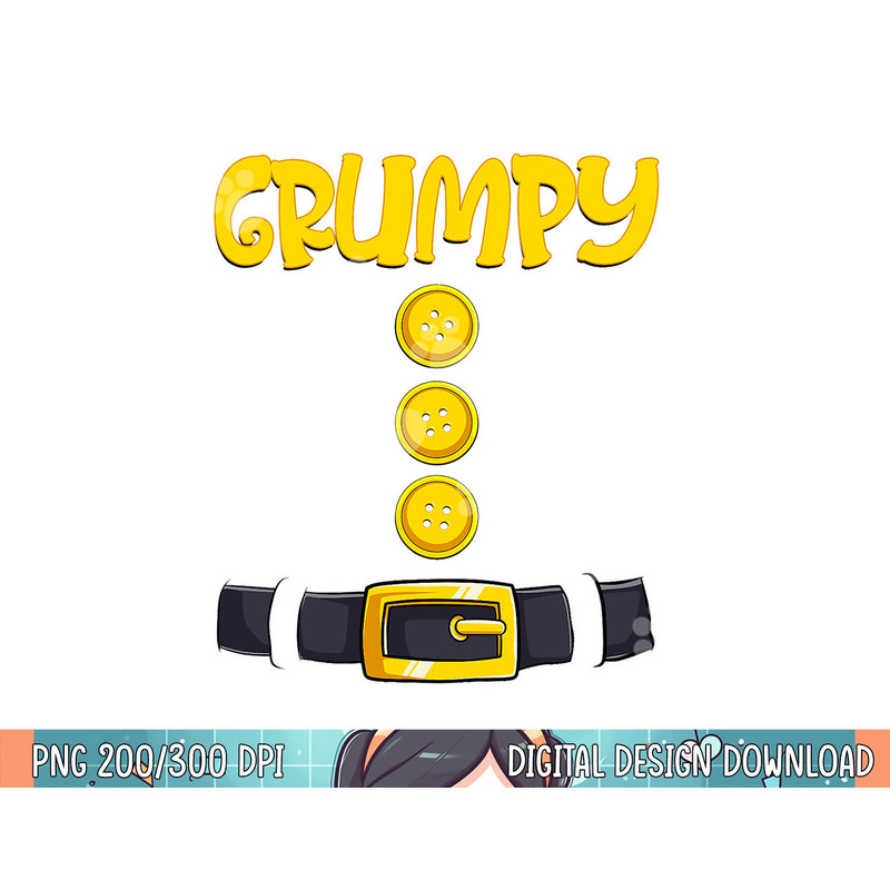 Grumpy Halloween Dwarf Costume Color Matching png, sublimation copy.jpg
