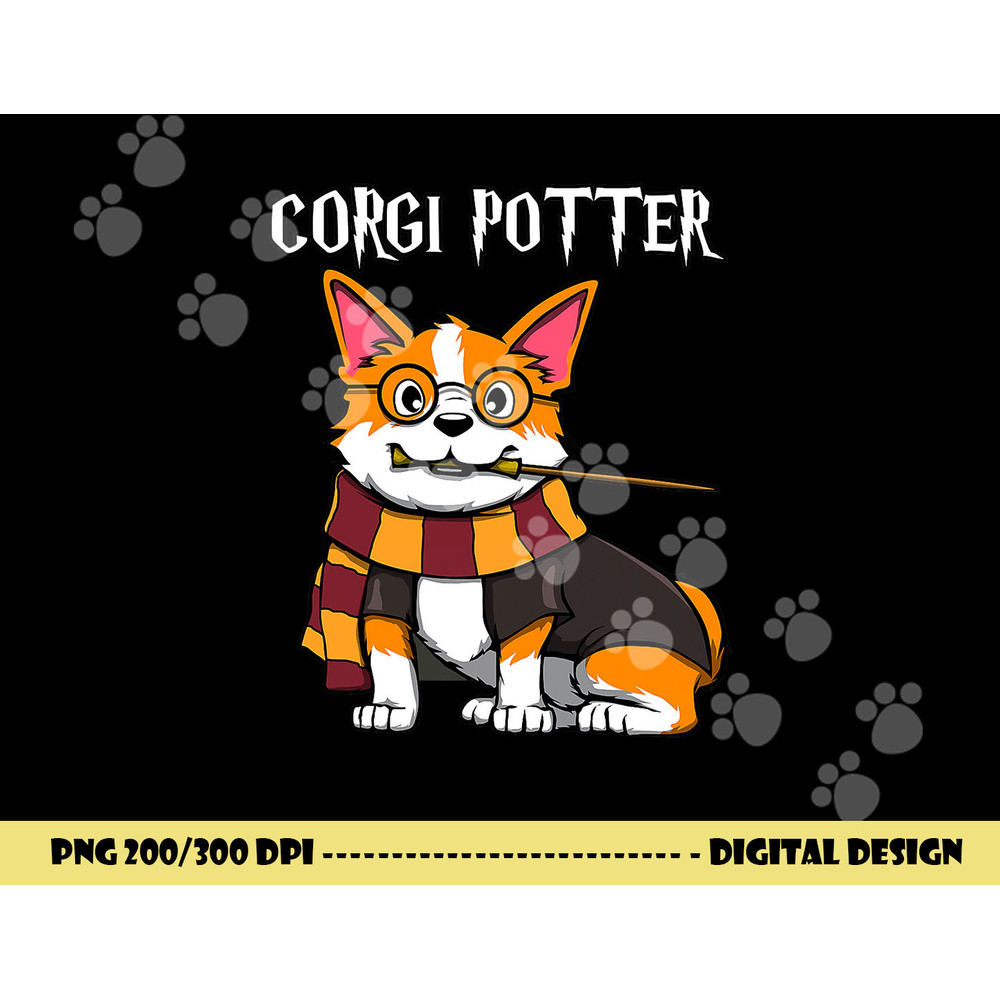Corgi Potter - Gift For Corgi Lovers - Funny Pawter Dog png, sublimation copy.jpg