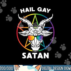 hail gay satan funny lgbt devil gay ally halloween devil png, sublimation copy