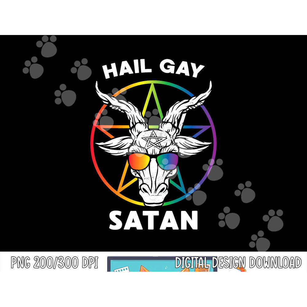 Hail Gay Satan Funny LGBT Devil Gay Ally Halloween Devil png, sublimation copy.jpg