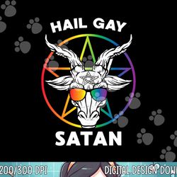 hail gay satan funny lgbt devil gay ally halloween devil png, sublimation copy