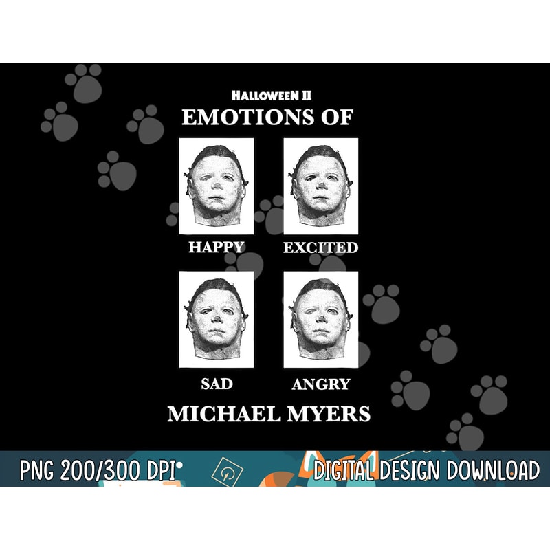 Halloween 2 Emotions Of Michael Myers png, sublimation copy.jpg