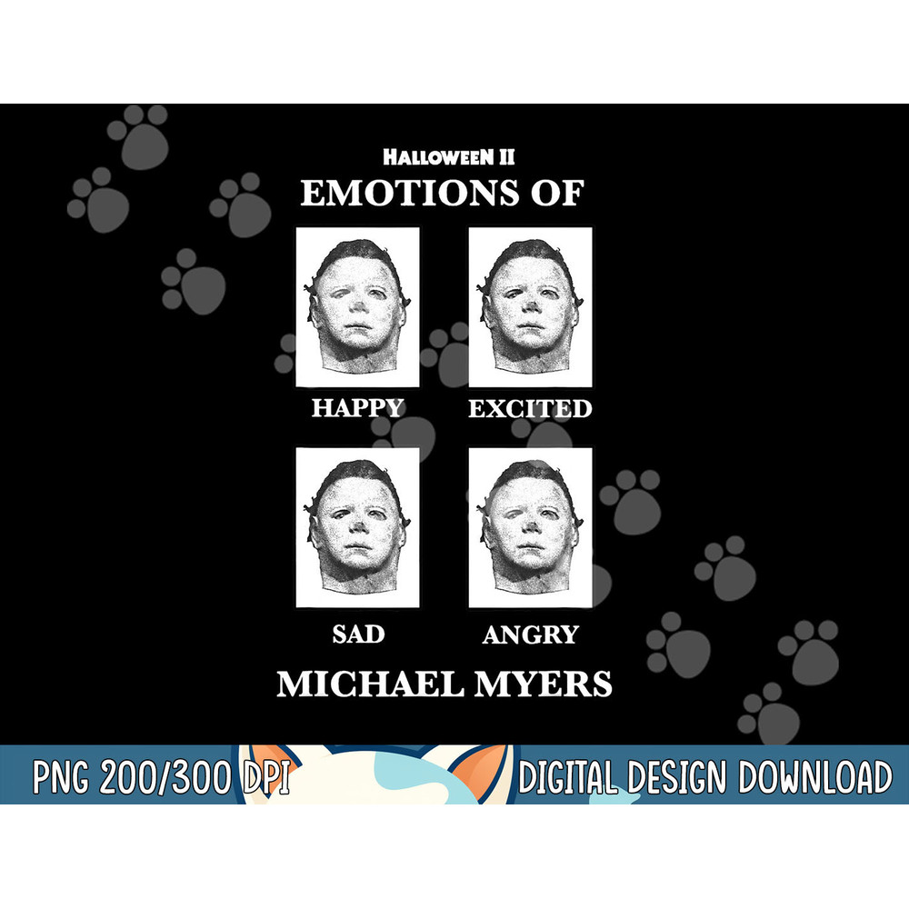 Halloween 2 Emotions Of Michael Myers png, sublimation copy.jpg