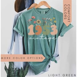 70th birthday shirt, vintage 1953 shirt, 70th birthday gift for women, 70th birthday friend, 70th birthday woman, comfor