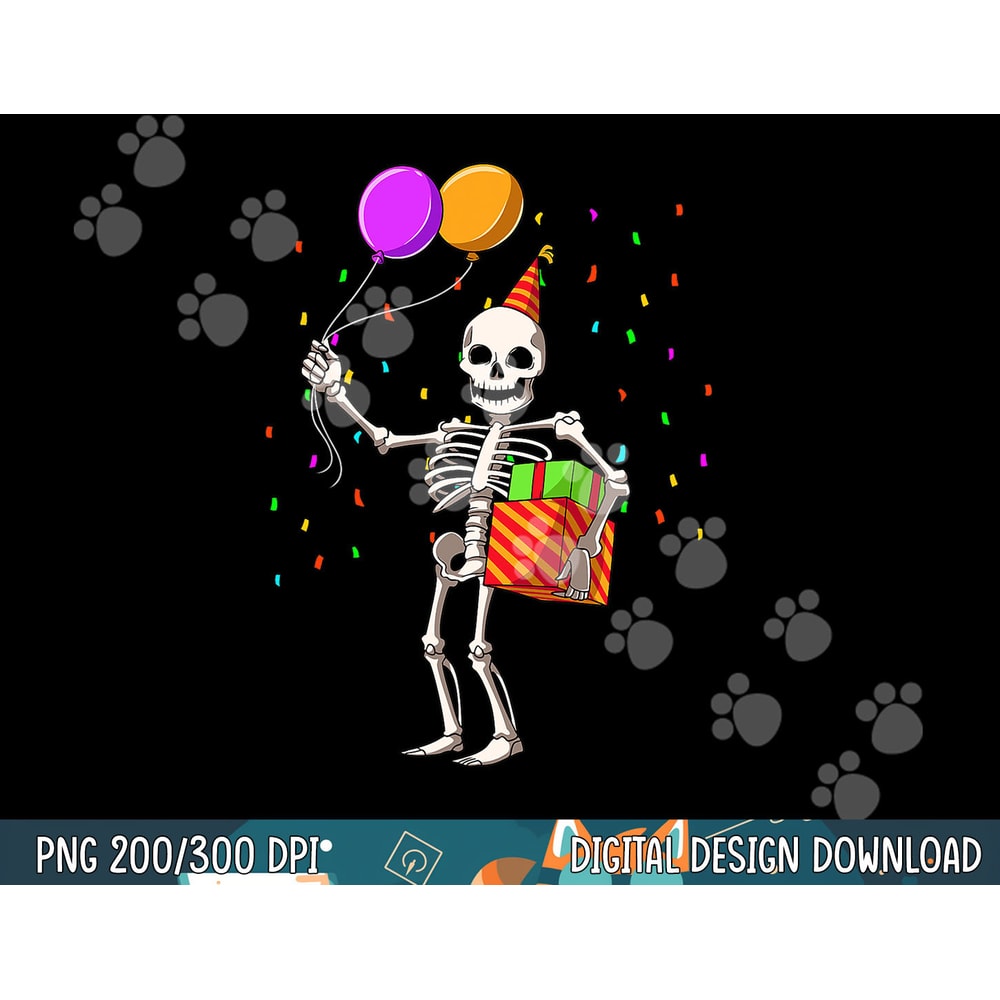 Halloween Birthday Party Outfit Skeleton Birthday Party png, sublimation copy.jpg