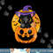 Halloween Black Cat Witch Hat Pumpkin For Kids Girls png, sublimation copy.jpg