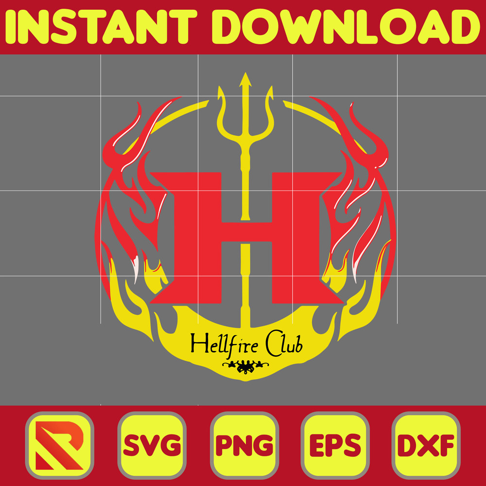Hellfire Club Svg, Stranger Things SVG, Stranger Things Svg, Stranger Things Svg, Stranger Things Cut Files, Stranger Things Prints Font Svg (5).jpg