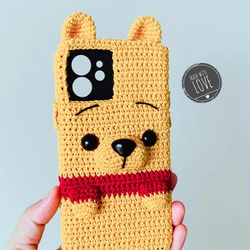 Pooh Iphone 7/8/X/11/12 Case | Crochet pattern PDF