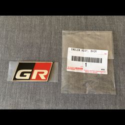 Toyota Genuine GR Rear Emblem Badge for GR Supra