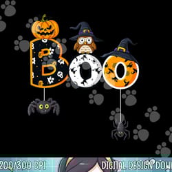 halloween boo owl with witch hat spiders boys girls kids png, sublimation copy