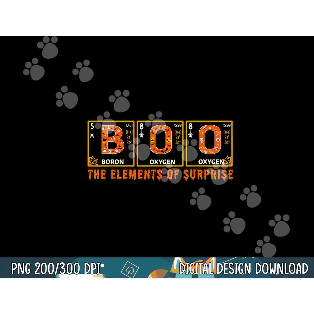Halloween BOO Primary Elements of Surprise Science png, sublimation copy.jpg