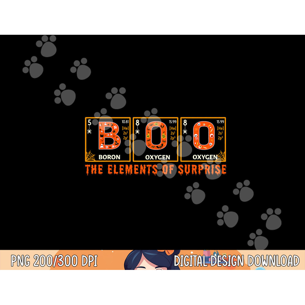 Halloween BOO Primary Elements of Surprise Science png, sublimation copy.jpg