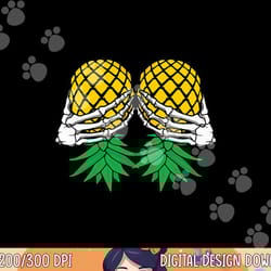 halloween boob upside down pineapple swinger skeleton hand png, sublimation copy