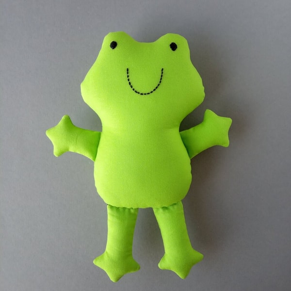 Frog Sew Pattern Frog Sewing Pattern (2 sizes) & Step-by-Step Tutorial | Inspire Uplift