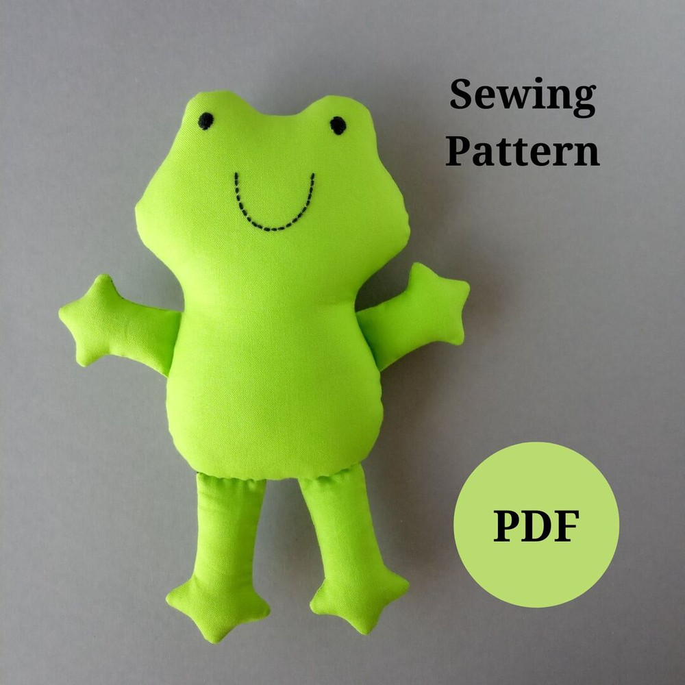 stuffed-animal-frog-handmade-sewing-project