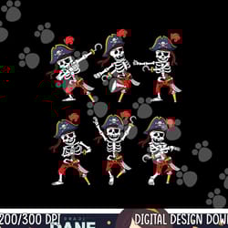 dancing pirate skeletons dance challenge boys kids halloween png,sublimation copy