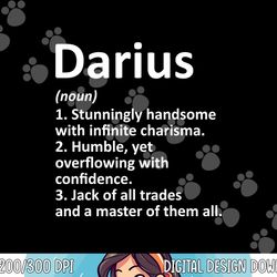 darius definition personalized name funny birthday gift idea png, sublimation copy