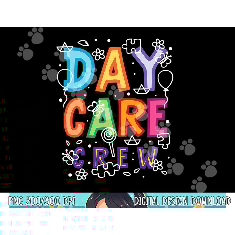 Daycare Provider Childcare Preschool Teacher png, sublimation copy.jpg