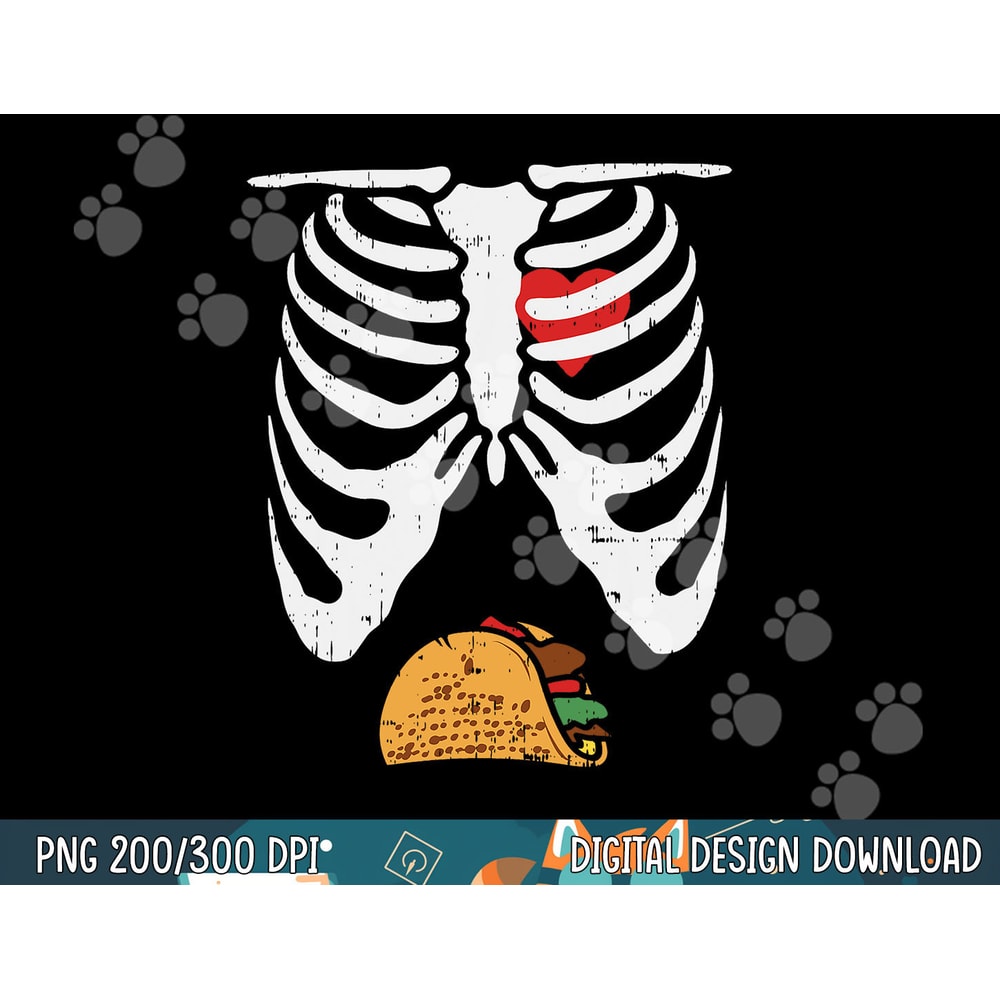 Halloween Dad Skeleton Taco Belly Funny Pregnancy Couple Men png, sublimation copy.jpg
