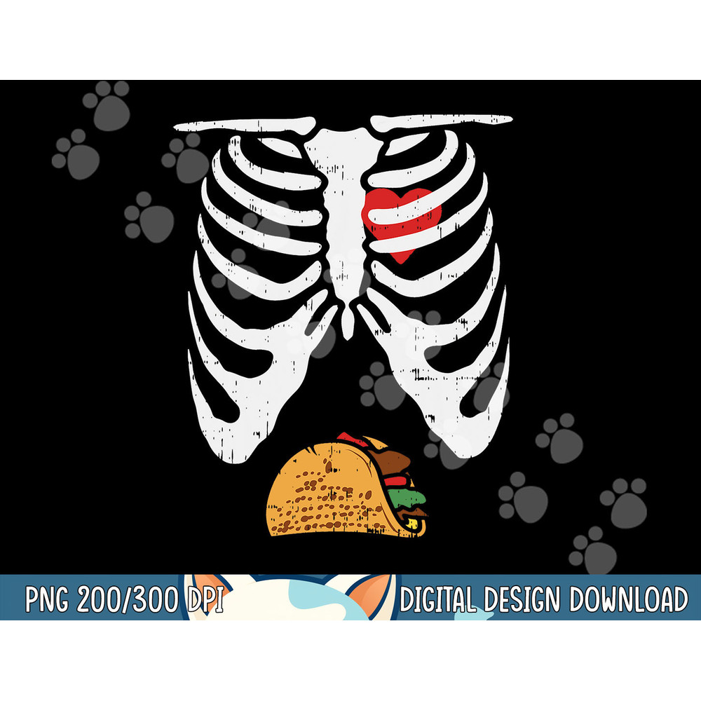 Halloween Dad Skeleton Taco Belly Funny Pregnancy Couple Men png, sublimation copy.jpg