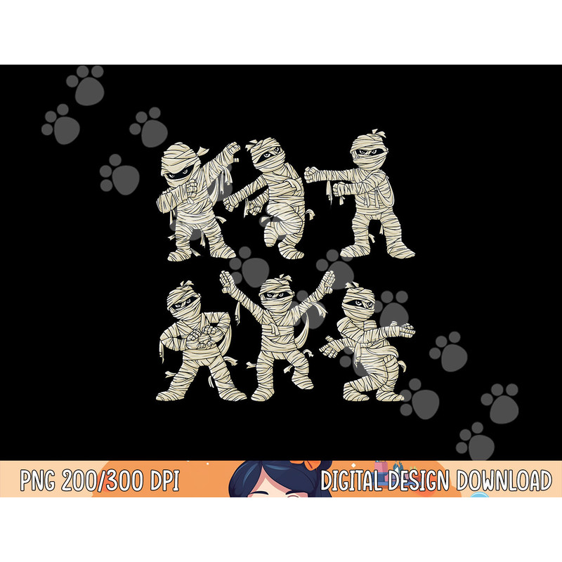 Halloween Dancing Mummy Dance Challenge Boys Girls Kids png, sublimation copy.jpg