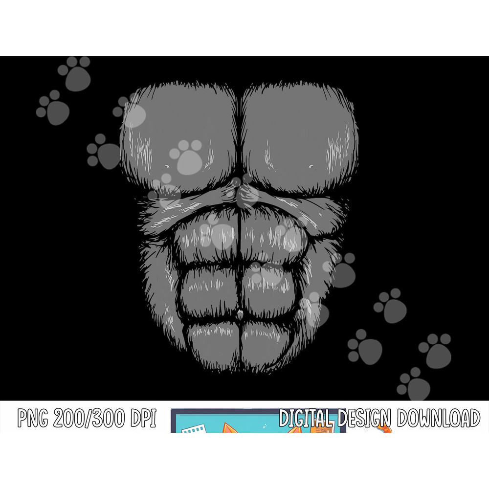 Halloween Funny Gorilla Monkey Belly Chest Costume Shirt png, sublimation copy.jpg