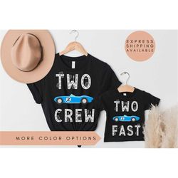two fast mama mini birthday shirts, 2nd birthday shirt,race car birthday shirt, mommy & me outfits, second birthday shir