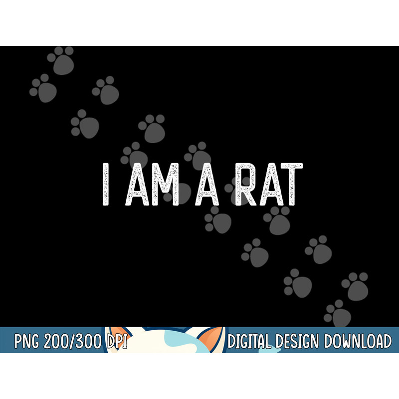 Halloween I am a Rat funny Rats lover I heart Rat png, sublimation copy.jpg