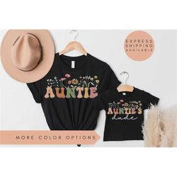 aunt and niece shirts, auntie's dude shirt, aunt and nephew shirts, gift for aunt, gift for niece, gift for nephew, gift