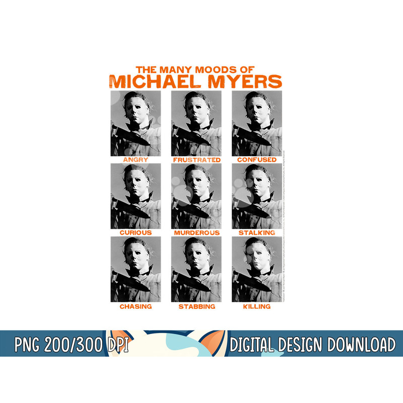 Halloween Many Moods of Michael Myers png, sublimation copy.jpg
