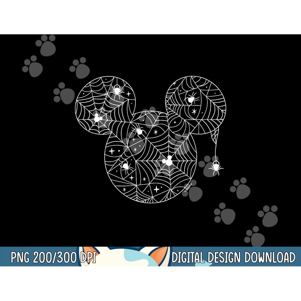 Halloween Mickey Spider Web Ears png, sublimation copy.jpg