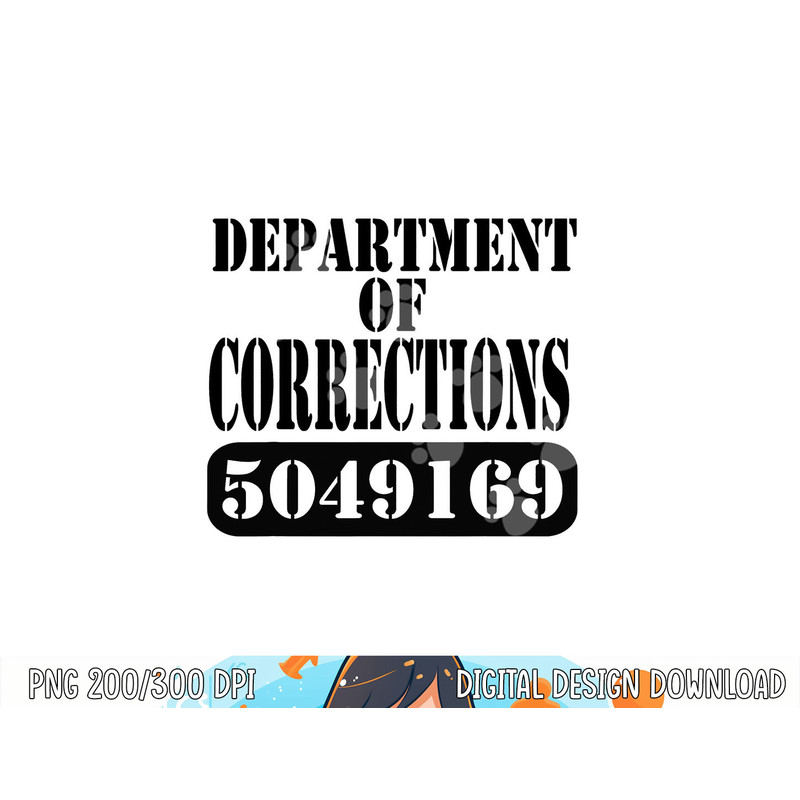 Department of Corrections Prisoner Halloween Costume png, sublimation copy.jpg