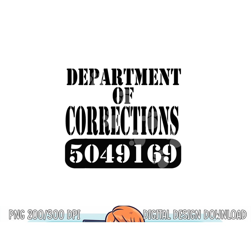 Department of Corrections Prisoner Halloween Costume png, sublimation copy.jpg