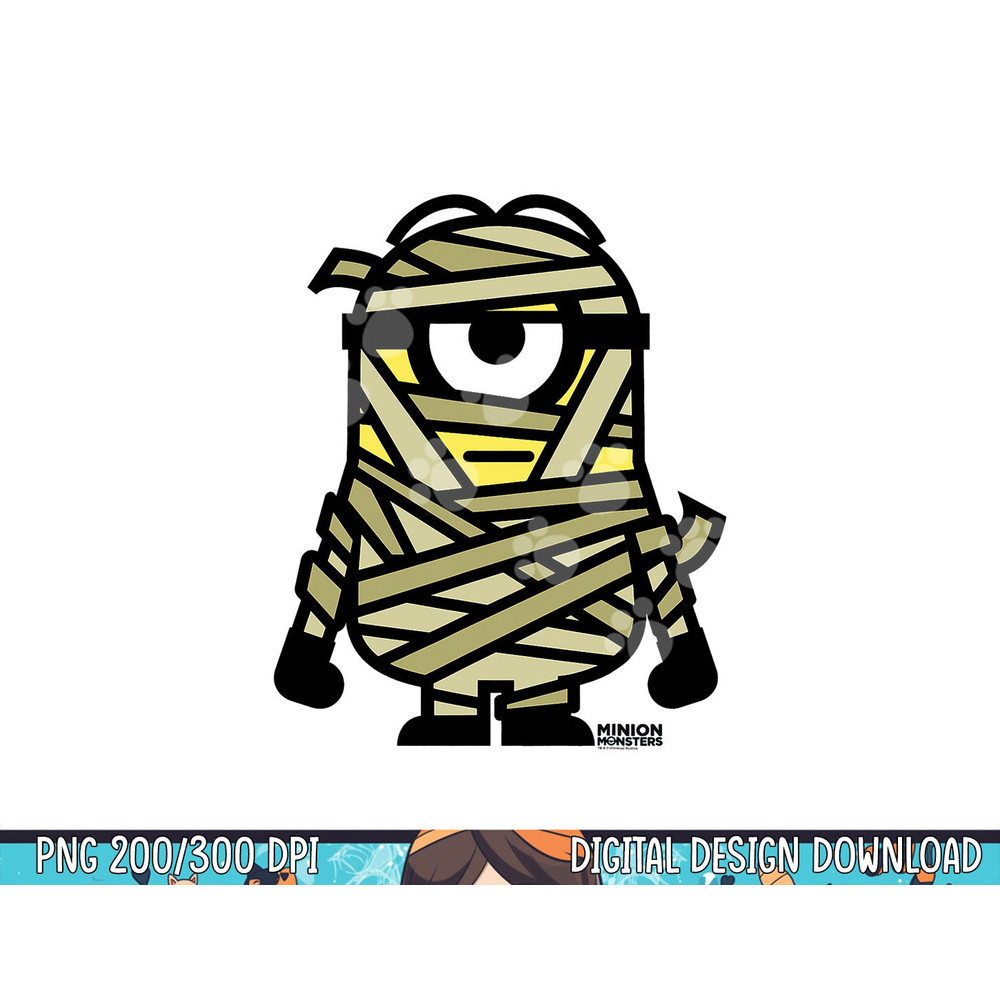 Despicable Me Mummy Halloween Monster Graphic png,sublimation copy.jpg
